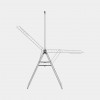 Brabantia HangOn tendedero con barra para perchas, 25 m, Metallic Grey