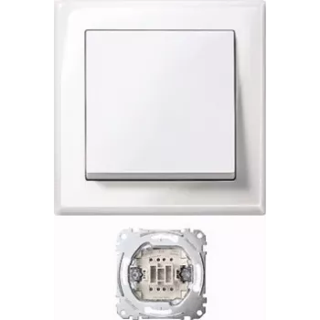 MERTEN interruptor Jumbo MEG3341-1419, termoplástico, blanco polar, AC 250 V
