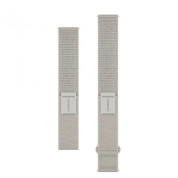 Garmin correas Quick Release (20 mm) marfil ComfortFit pulsera de nailon