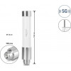 Delock 5G 3700 - 4200 MHz Antena conector SMA 3 dBi omnidireccional rígida exterior blanca 10 cm