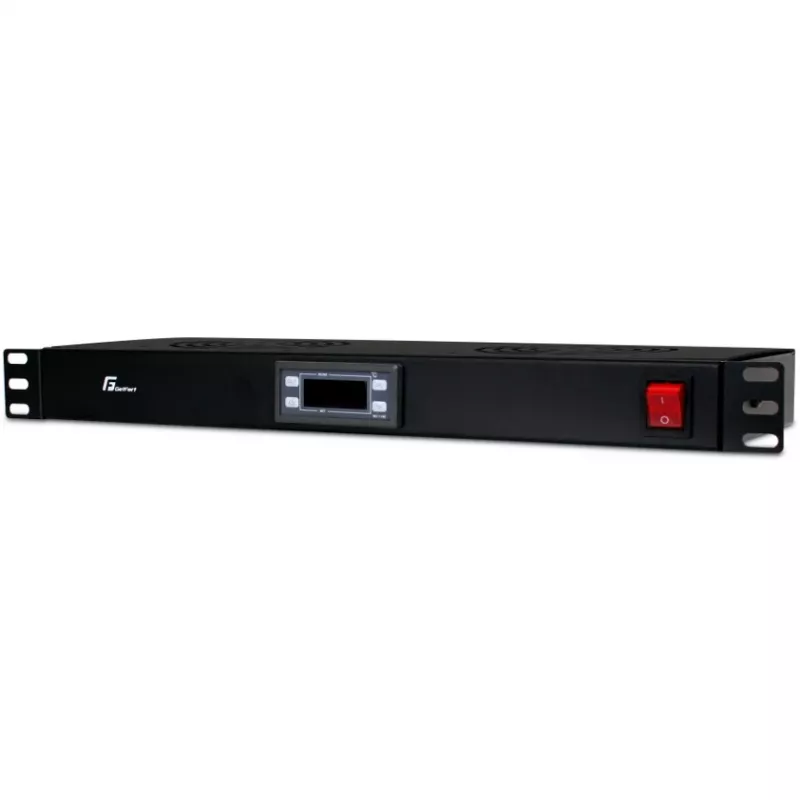 Getfort Panel de ventiladores para rack 1U con 2 ventiladores y termostato (GF-FAN2TR)