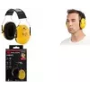 3M Peltor Optime H510AC orejeras de protección auditiva, amarillo/negro, arnés ajustable, almohadillas de espuma