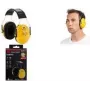 3M Peltor Optime H510AC orejeras de protección auditiva, amarillo/negro, arnés ajustable, almohadillas de espuma