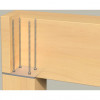 Fischer Tornillo para madera PowerFull II 8.0x200 ZK TX VG (50 uds., rosca total, galvanizado)