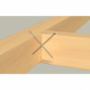 Fischer Tornillo para madera PowerFull II 8.0x200 ZK TX VG (50 uds., rosca total, galvanizado)