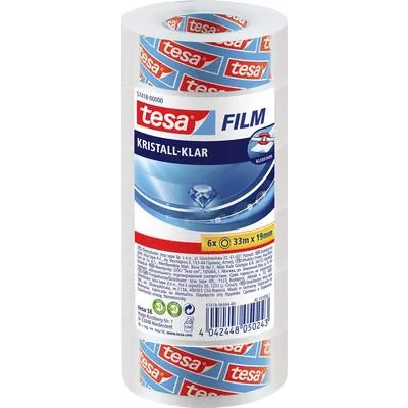tesa C+C 57418-00000-02 Cinta adhesiva transparente (L x An) 33 m x 19 mm 6 rollo(s)