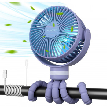 Momcozy ventilador portátil para cochecito lila