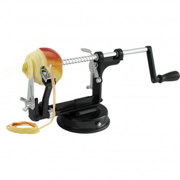 GEFU 13560 Pelador de frutas y verduras Pelador mecánico Negro, acero inoxidable
