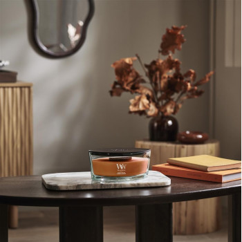 WoodWick vela aromática Pumpkin Praline Ellipse 453,6 g