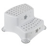 keeeper kids escalón igor stars, dos niveles, blanco con estampado, carga máx.: 120 kg, con pies antideslizantes