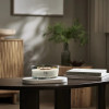 WoodWick White Teak vela Ellipse, 453,6 g