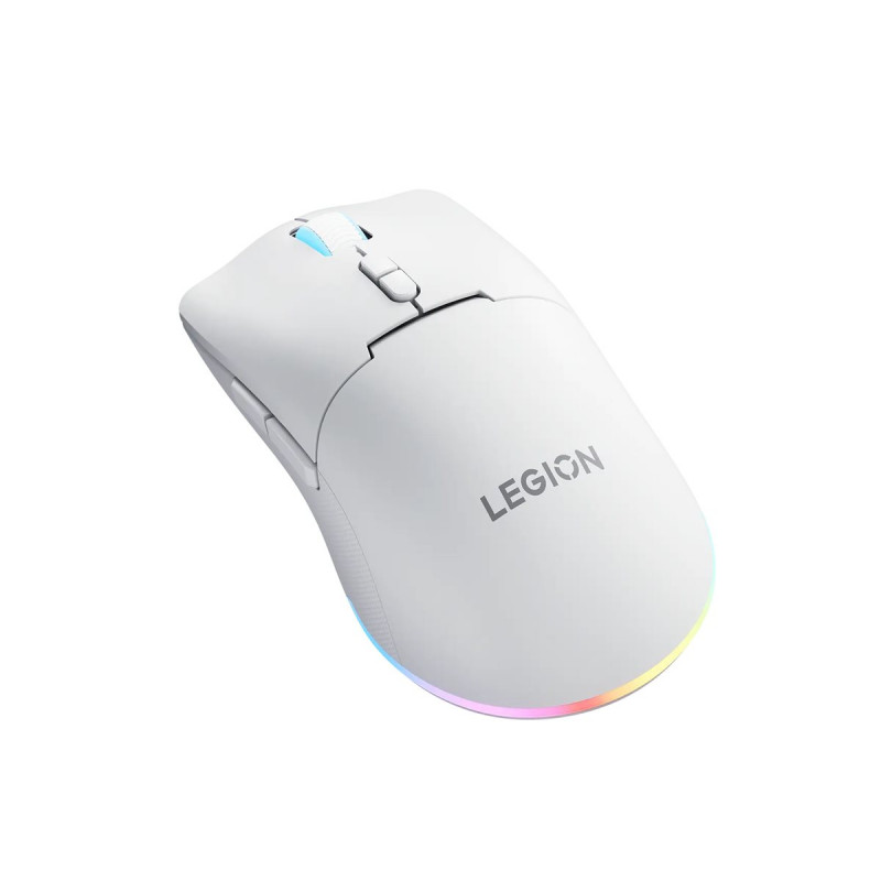 Lenovo Legion M220 RGB Ratón gaming inalámbrico, 2,4 GHz / Bluetooth / con cable, blanco glaciar (GY51V60437)