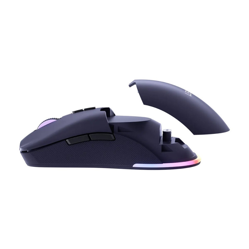 Lenovo Legion M220 RGB Ratón gaming inalámbrico, 2,4 GHz / Bluetooth / cable, Nebula Purple (GY51V60439)