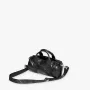 LOQI Bolsa Weekender Metallic – negra (pequeña)