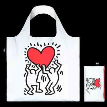 LOQI Bolsa Keith Haring – Dancing Heart (reflectante)