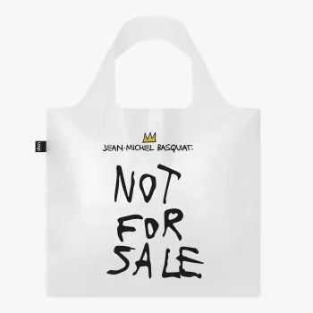 LOQI bolsa Basquiat – Not for Sale (semtransparente)