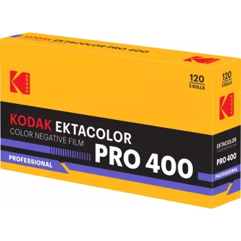 Kodak Ektacolor Pro 400 120 película para cámara, pack de 5