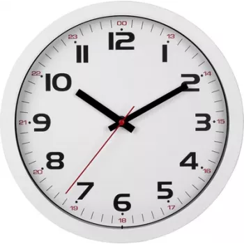 TFA Dostmann 60.3050.02 reloj de pared de cuarzo 305 mm x 305 mm x 38 mm blanco