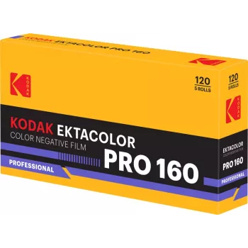 Kodak Ektacolor Pro 160 120 película para cámara, pack de 5