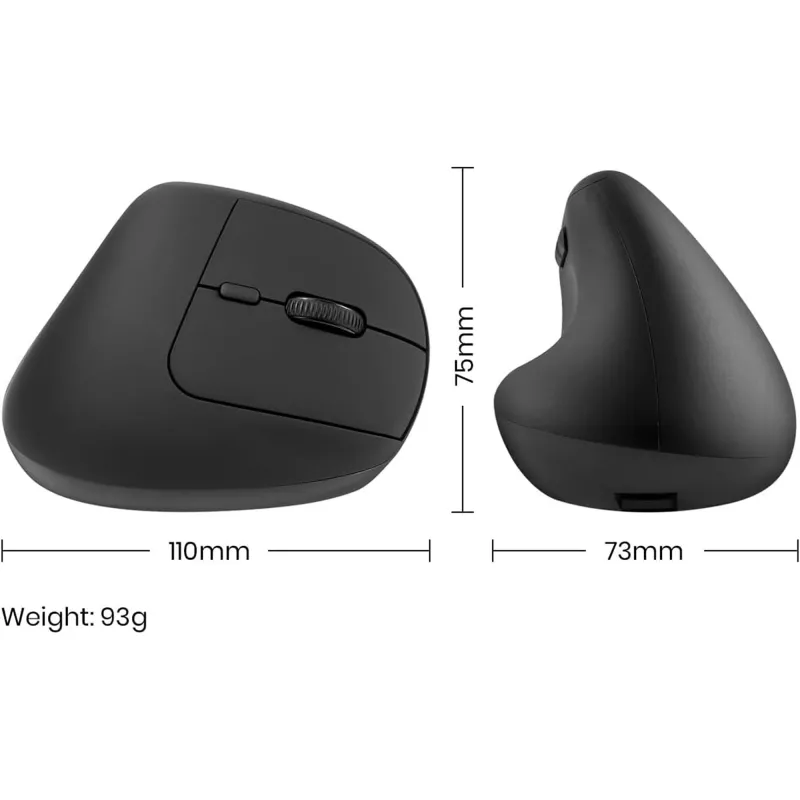 Perixx PERIMICE-608II Ratón ergonómico inalámbrico