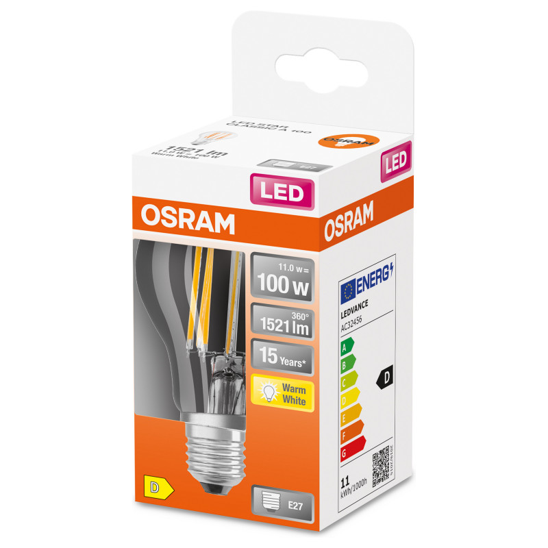 Osram lámpara LED 11 W blanco cálido