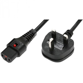 Microconnect Cable de alimentación, UK Tipo G a IEC C13 (MC-UKC135B)
