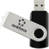 Renkforce RF-USBS-190 Memoria flash USB 2.0 de 2GB, negro/plata (RF-7557594)