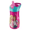 Maped PICNIK Botella Barbie, 0,43 l, cuerpo de acero inoxidable con motivo Barbie, pajita incluida