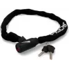 FISCHER candado de cadena para bicicleta de neopreno con llave, cadena de acero templado, 6 mm