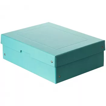 Caja de almacenamiento FALKEN PURE 1250 hojas azul pastel 24,0 x 32,0 x 10,0 cm