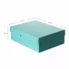 Caja de almacenamiento FALKEN PURE 1250 hojas azul pastel 24,0 x 32,0 x 10,0 cm