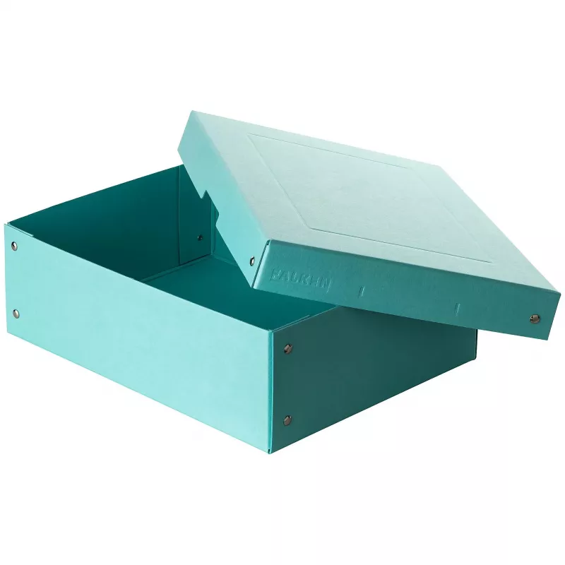 Caja de almacenamiento FALKEN PURE 1250 hojas azul pastel 24,0 x 32,0 x 10,0 cm