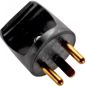 Microconnect conector de red redondo, negro