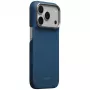 PITAKA Edge Case Argyle funda MagSafe para iPhone 18 Pro / 17 Pro, azul medianoche