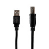 Gizzu cable de impresora USB 2.0 USB-A a USB-B, 1,5 m, negro (GCPU2AB15)