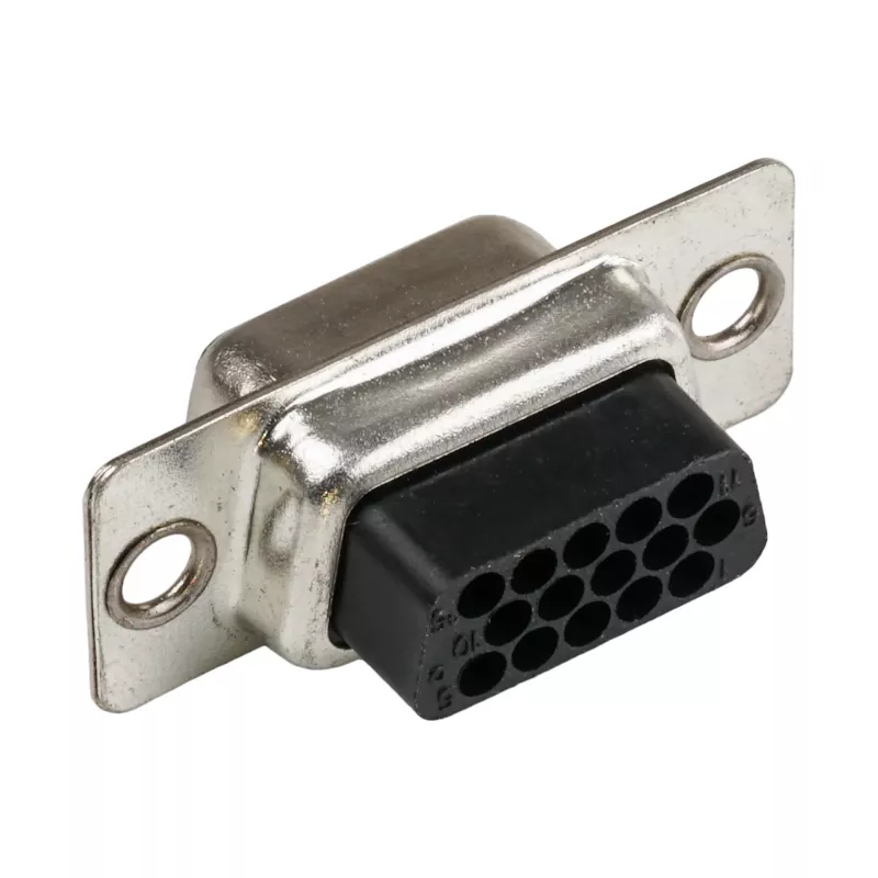 EFB Elektronik carcasa de crimpado D-Sub para hembras, E-DFCR/15