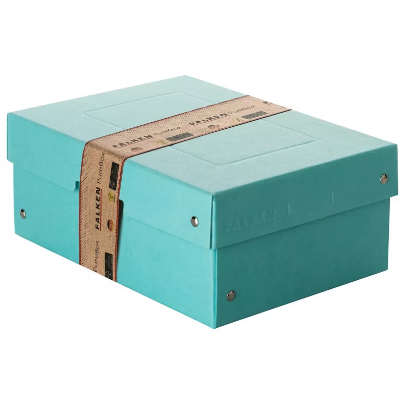 FALKEN PURE caja de almacenamiento 1250 hojas azul pastel 18,0 x 25,0 x 10,0 cm