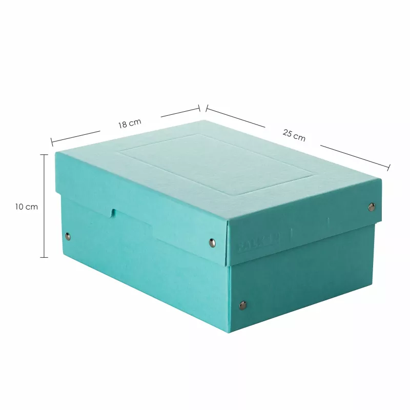 FALKEN PURE caja de almacenamiento 1250 hojas azul pastel 18,0 x 25,0 x 10,0 cm