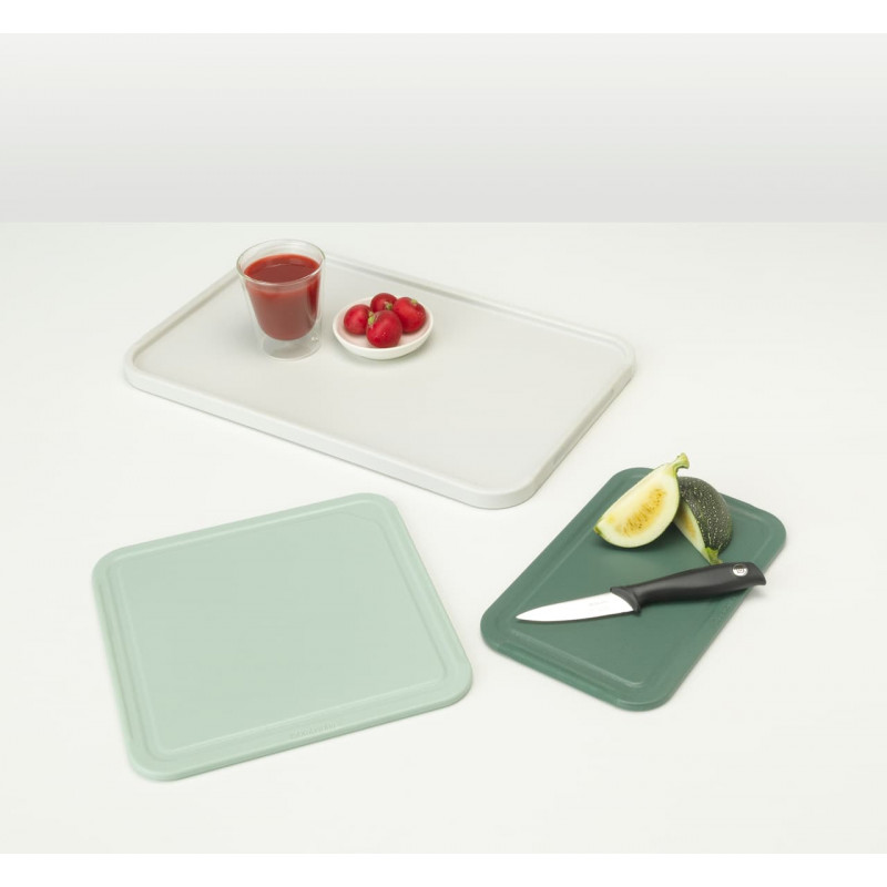 Brabantia TASTY+ set de tablas de cortar, 3 piezas, Mixed
