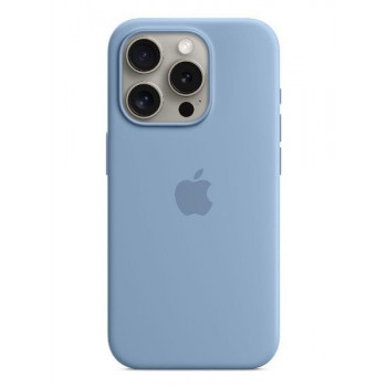 Apple iPhone 15 Pro Max funda de silicona con MagSafe – azul