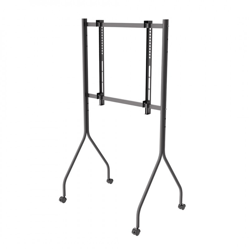 Maclean MC-180 B soporte de TV con ruedas, 37–80 pulgadas, máx. 50 kg, VESA 600x400, negro