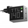 SHARGE Pixel 140 cargador GaN, 140W, 3x USB-C, pantalla Dot-Matrix - gris