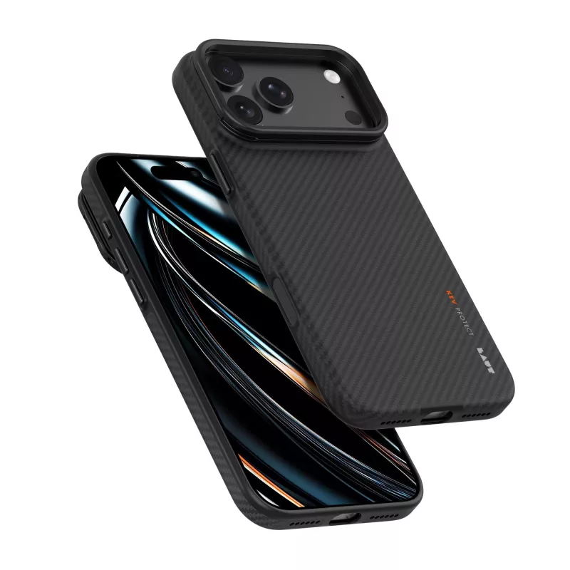 Laut Kev Protect – funda para iPhone 18 Pro / 17 Pro, compatible con MagSafe (negra)