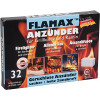 Flamax pastillas de parafina para encender, 32 unidades (1318113)