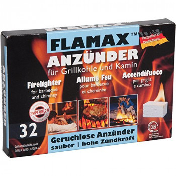 Flamax pastillas de parafina para encender, 32 unidades (1318113)