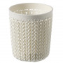 Curver Knit S cesta redonda Ø10x11 cm, blanca