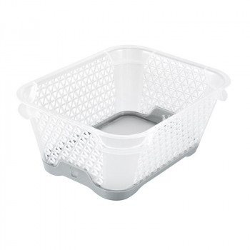 Keeeper cesta mini A7 Jonas 16x12x7cm transparente/gris