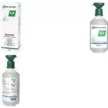 FIRST AID ONLY frasco de lavado de heridas y ojos, 500 ml, solución salina estéril 0,9%