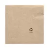 PAPSTAR servilletas, 330 x 330 mm, 3 capas, natural, plegado 1/4, tissue reciclado, impreso en color