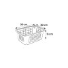 Keeeper Cesta S 30x20x13cm Fritz transparente